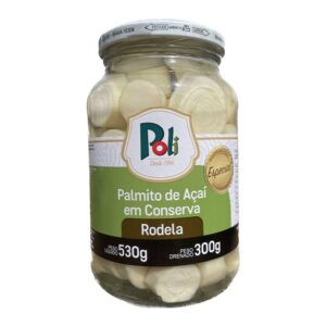 Palmito de açaí em conserva rodela 300g